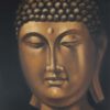 Käsinmaalattu taulu - Öljyväri - Buddha - AK-Taulucenter